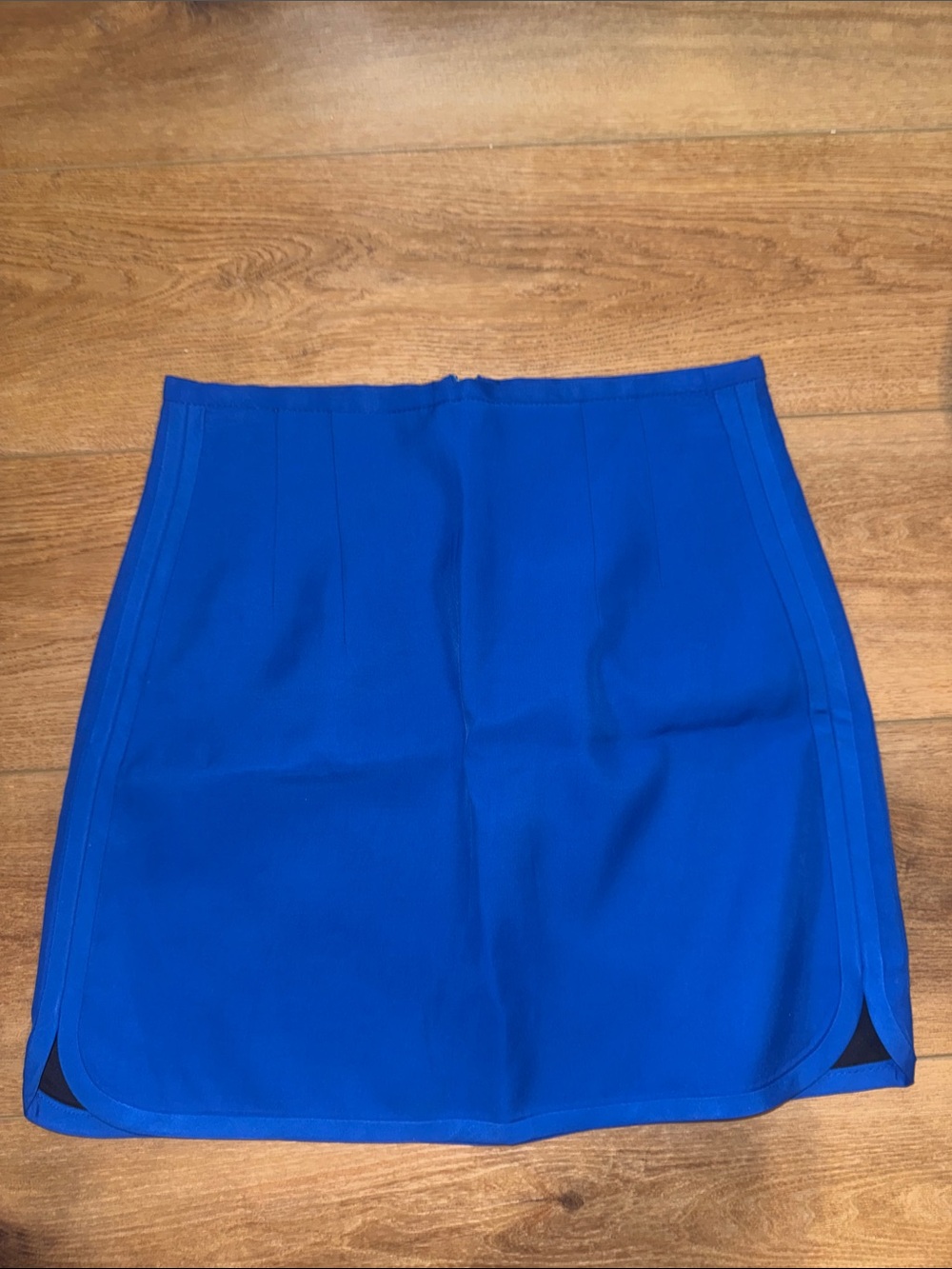 Zara Blue High Waisted Mini Skirt